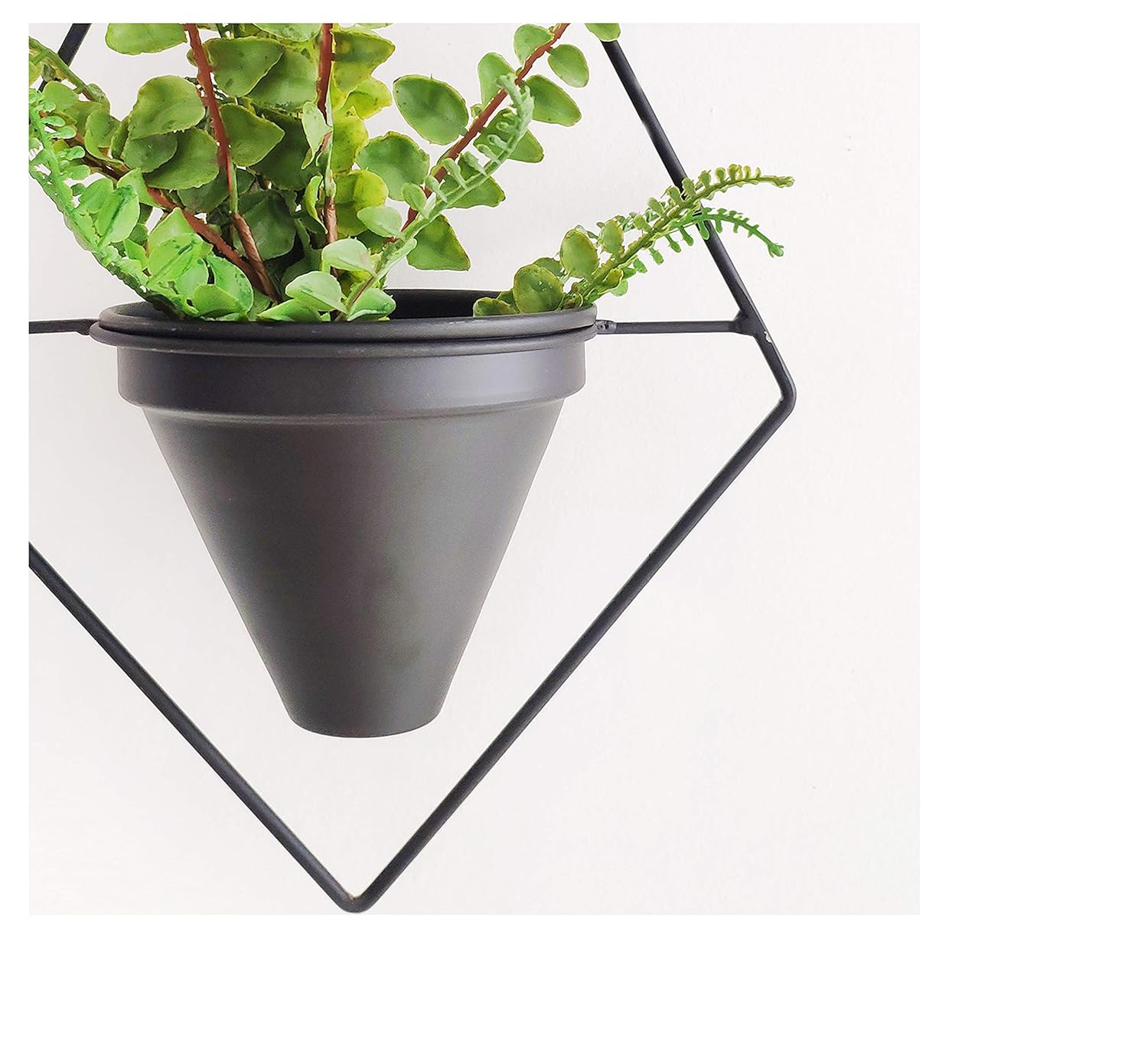 Set of 2 Metal Plant Hanger Round Hanging Planter use for