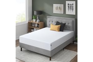 ZINUS 8 Inch Green Tea Cooling Gel Memory Foam Mattress, Fiberglass Free, Cooling Gel Foam, Pressure Relieving, CertiPUR-US Certified, Bed-in-a-Box, Queen