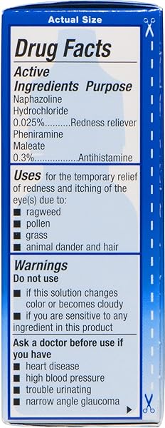 ALCON NAPHCON A EYE DROPS EYE ALLERGY RELIEF