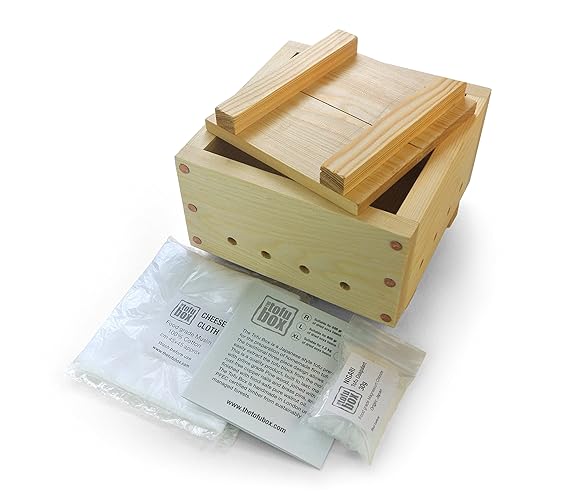 thetofubox Set zur Tofu-Herstellung, große Größe (800 g), Handgefertigt in London, Hochwertiges Produkt