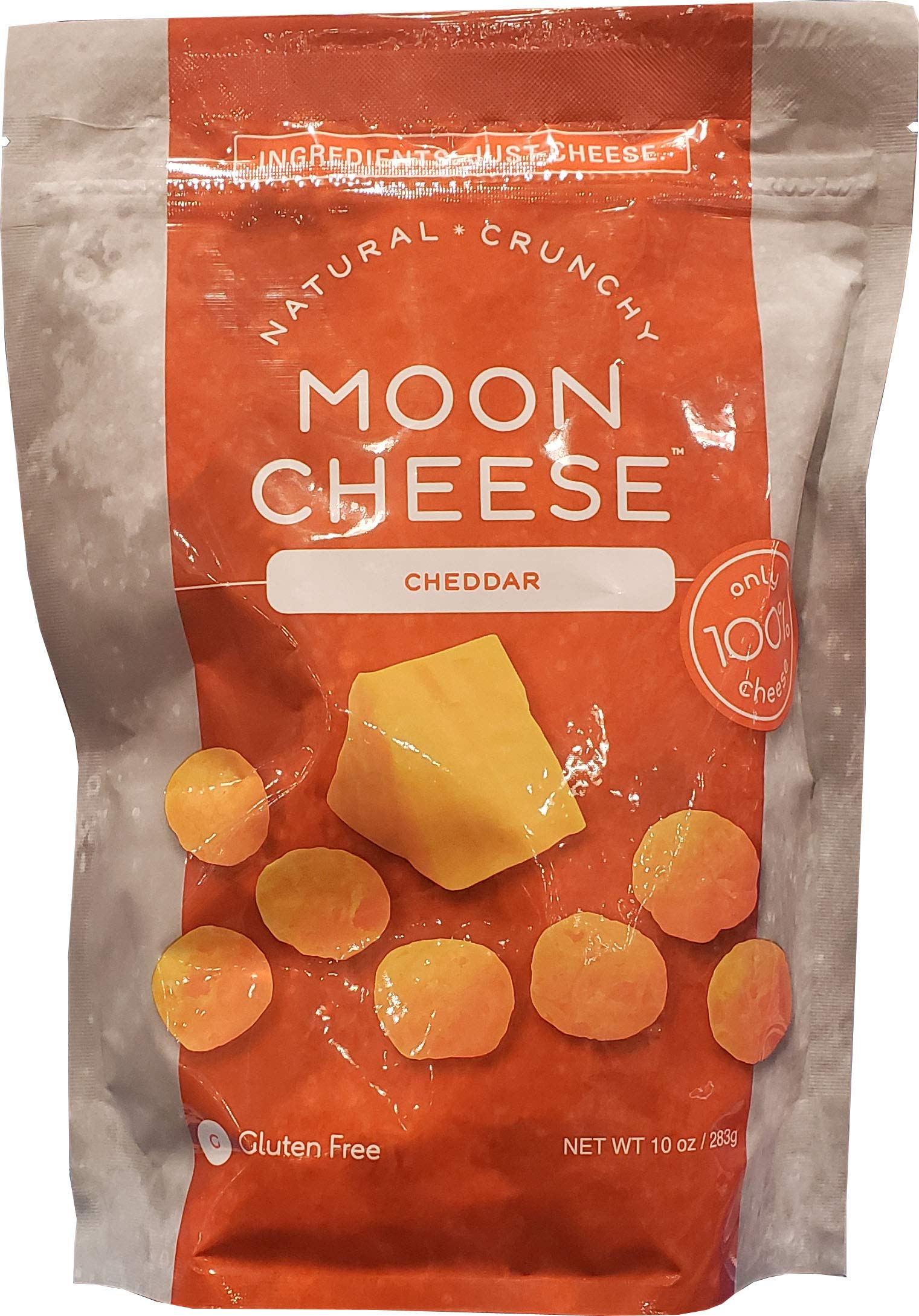 Moon Cheese - 100% Natural Cheese Snack - Cheddar - 10 oz - Food