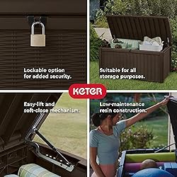 Keter Borneo 110 Gallon Resin Deck Box
