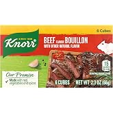 Knorr Beef Bouillon Cubes 2.3 oz, Caldo de Carne, Soups &amp; Broth, 1PK | For soups, sauces, stews, rice and savory cooking; Beef; 2.3 oz.