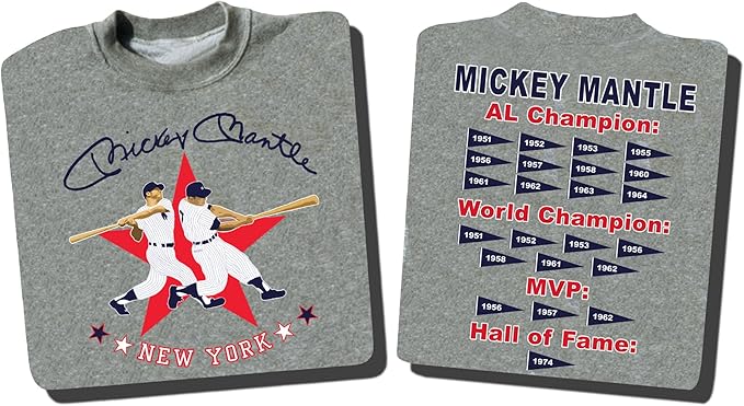 mickey mantle sweatshirt