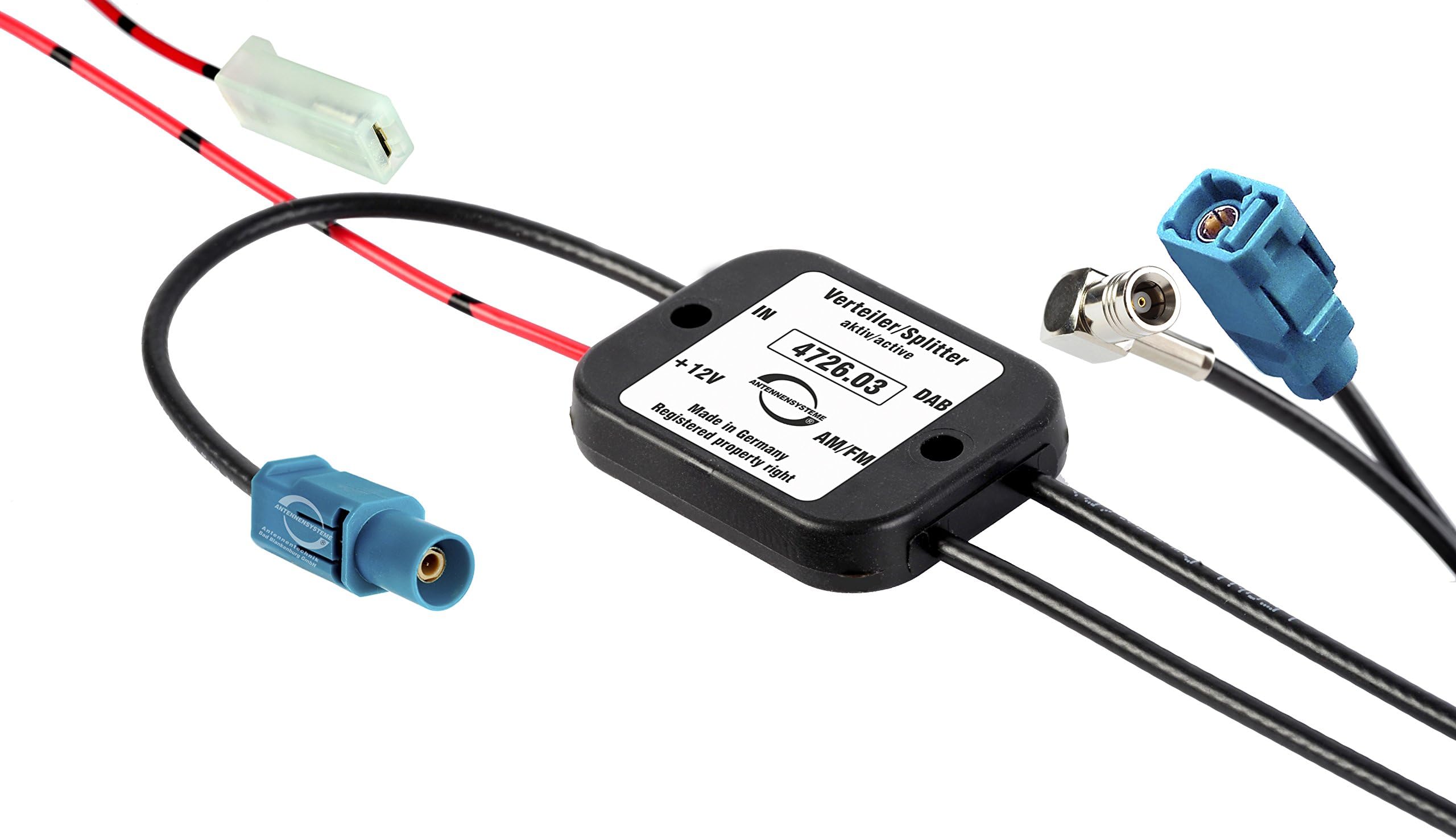 Antennentechnik Bad Blankenburg 4726.03 Active Crossover Network/Splitter for Passive Antenna (FM/DAB)