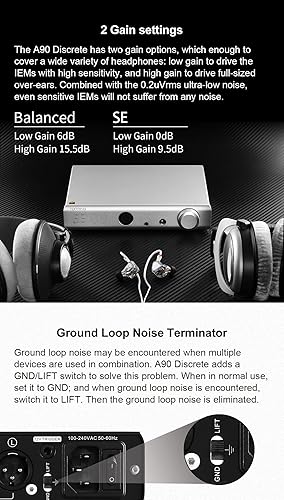 Topping A90 Discrete NFCA Headphone Amplifier Pre-Amplifier