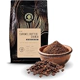 Christopher Bean Coffee - Certified Kosher - Decaf Ground Caramel Butter Crunch Flavored Coffee with Medium Roast | Caramel Butter Crunch Coffee No Sugar with 100% Arabica, No Fats, Non-GMO | 10-Ounce