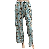 Golden Retriever Unisex Lightweight Cotton Blend Pajama Bottoms – Soft and Comfortable – Perfect for Golden Retriever Gifts