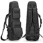 DSLEAF Long Soft Rifle Case for 36” Rifles, Tactical Double Rifle Backpack & Padded Rifle Bag for Hunting and Shooting