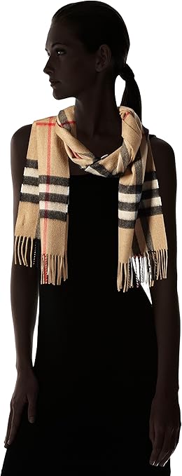 Burberry heritage camel check scarf 3929522 Clearance