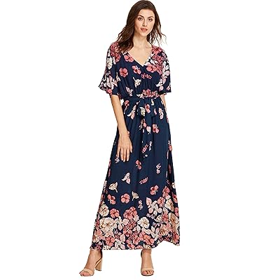Milumia Womens Boho Summer Split Tie Waist Vintage Lebanon | Ubuy