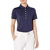 Callaway Women's Golf Short Sleeve Pique Open Mesh Polo Shirt