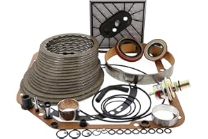 TRANSPARTS WAREHOUSE Compatible With: Chevy GM TH350 Alto Transmission Less Steel Rebuild Kit Level 2