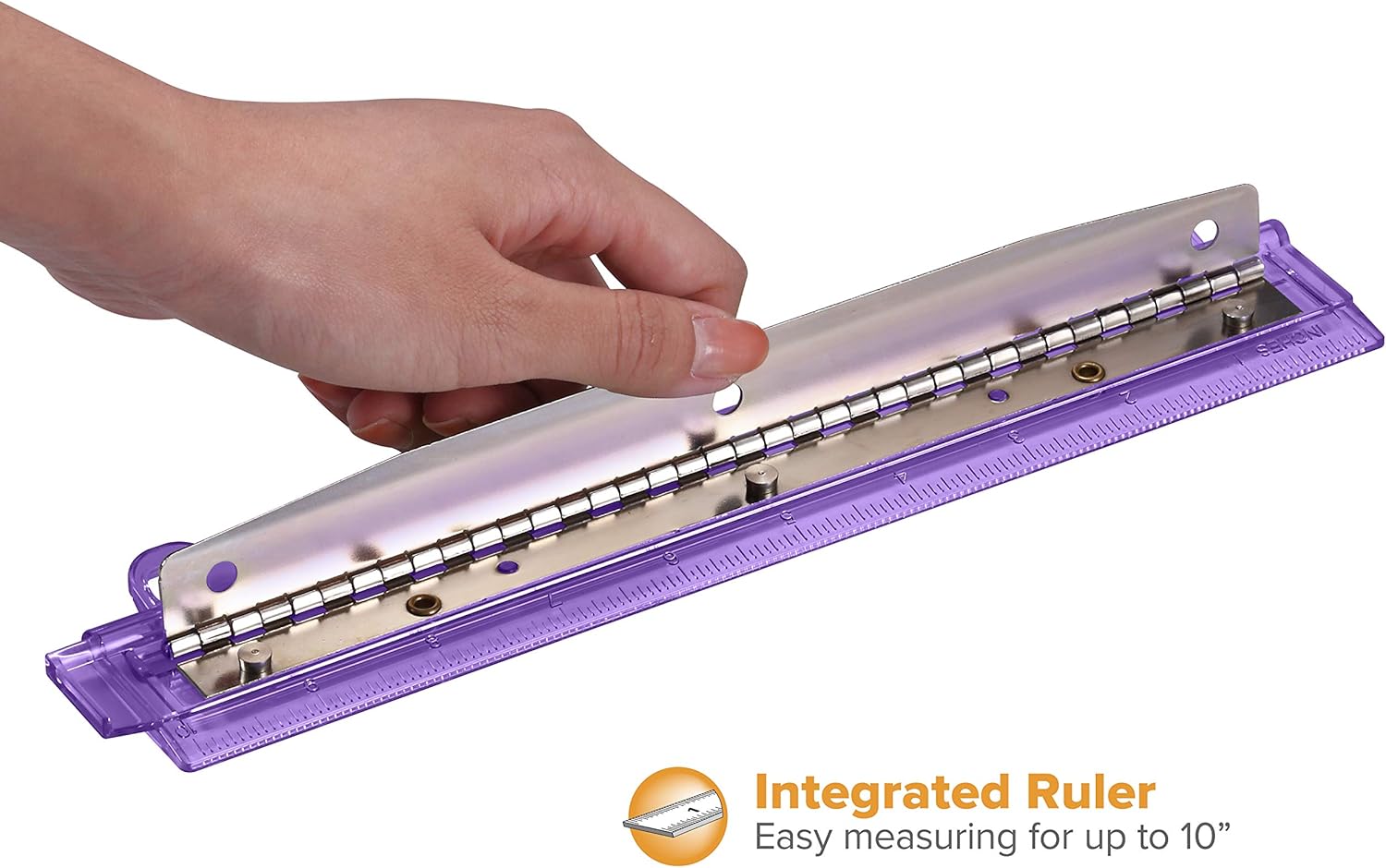 Bostitch Ring Binder 3 Hole Punch, 5 Sheets, Assorted Colors (RBHP-4C): Office Products