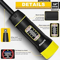 Aiourx Long Shank Torque Screwdriver Set, 2-22 Inch