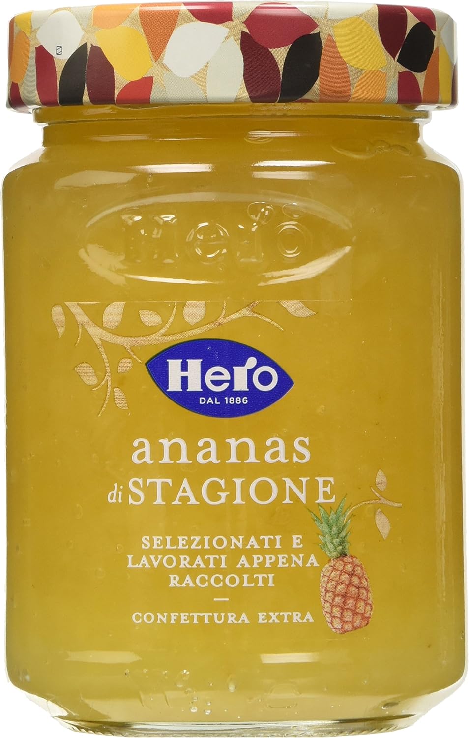 Hero Confettura Frutta Di Stagione Ananas Senza Conservanti E Coloranti 1 Confezione Da 12 Vasi X 350 G Amazon It Alimentari E Cura Della Casa