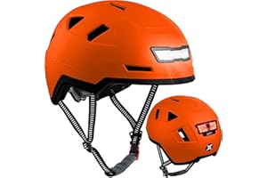 XNITO Bike Helmet with LED Lights - Urban Bicycle Helmet for Adults, Men & Women - CPSC & NTA-8776 Dual Certified - Class 3 E-Bikes, Scooters, Onewheel, Commuter, Mountain