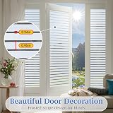 Lifetree Window Film Privacy Frosted Stripe 75x300cm Static Cling UV Protection view 4