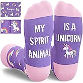 HAPPYPOP Novelty Animal Gifts - Goat Cow Pig Horse Socks for Men, Women & Teens