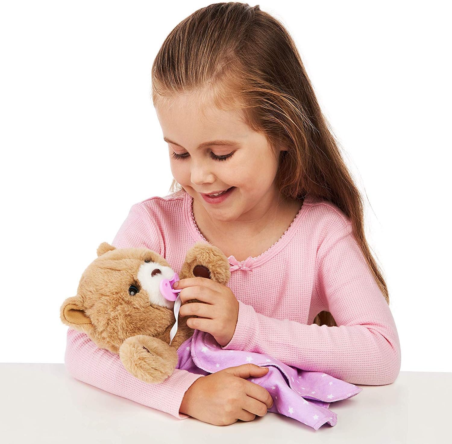 Little Live Pets Cozy Dozy Cubbles The Bear - Over 25 Sounds and Reactions | Bedtime Buddies, Blanket and Pacifier Included | Stuffed Animal, Best Nap Time, Interactive Teddy Bear: Toys & Games