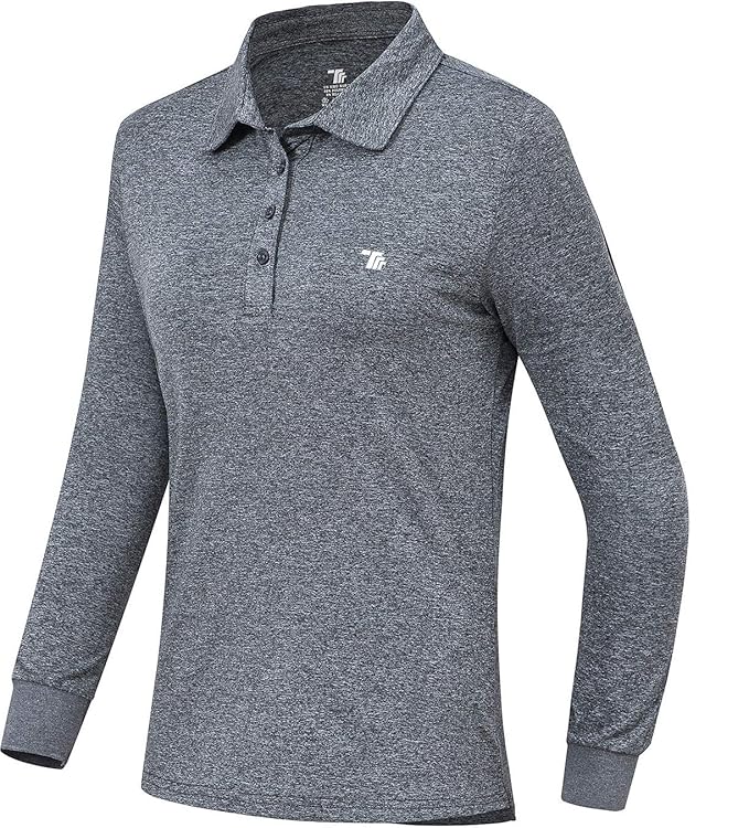 Buy Women's Golf Polo Shirts Long Sleeve Slim Fit Athletic Shirts