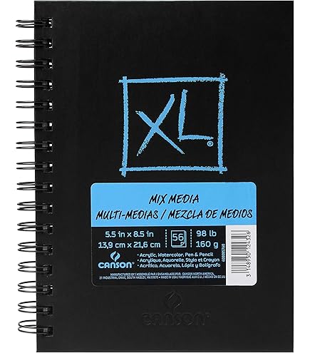 Amazon.com: Canson Mix Media Book XL : Arts, Crafts & Sewing