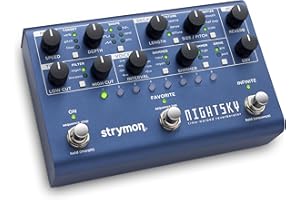 Strymon NightSky Time-Warped Reverberator Reverb Guitar Effects Pedal for Electric and Acoustic Guitar, Synths, Vocals and Keyboards