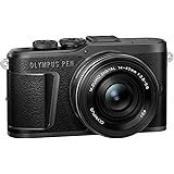 PEN E-PL10 Black Camera Body with Black M.Zuiko Digital 14-42mm F3.5-5.6 EZ Lens