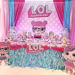 Hot Pink Sequin Backdrop 2 Panels 2FTx8FT Photo