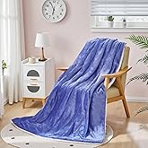 STHYTON Heated Blanket Twin Size 62" x 84" - Soft Flannel Sherpa Electric Blanket Twin with 9 Heating Levels & 2-10H Auto Off, Machine Washable, Warm Gift for Grandma, Purple