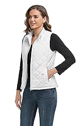 LONGKING 2024 Upgraded, White Women's Outwear Vest