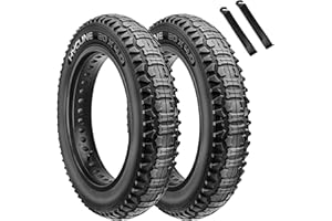 Hycline Ebike Replacement Fat Tire: 20x4.0 Inch Heavy Duty Folding Electric Fat Tires, All-Terrain High-Density Bicycle Tires for Street or Trail Riding