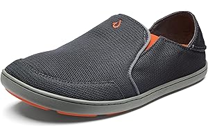 OLUKAI Nohea Mesh Men's Slip On Sneakers, Lightweight & Breathable Shoes for Everyday Wear, All-Weather & Enhanced Traction