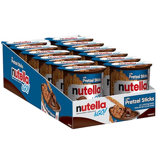 NUTELLA & GO! CHOCOLATE HAZELNUT SPREAD WITH COCOA...