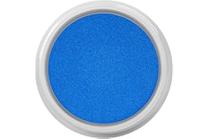 FOUNABOB Large Ink Pad, 7'' Fingerprint Stamp Pad Washable Craft Ink Pad for Kids, Blue