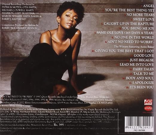 Anita Baker The Best Of Anita Baker Amazon Com Music Eastmond, gordon chambers) operator, get my lover on the line just the other night we had a terrible fight but i admit it i got out of control but i still love my man with my body and soul when the road gets rough we say things we should not say but i never. the best of anita baker