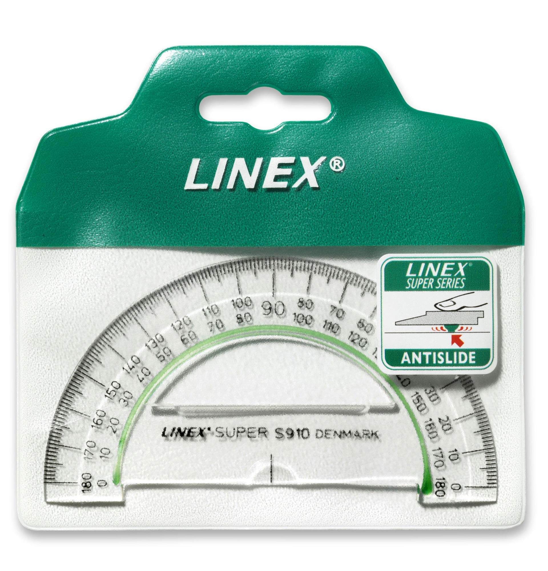 Linex 100414163 S910 Super Goniometer Series with Patented 180 degree SAN Slip 10 CM Diameter/Pack of 10 / Transparent