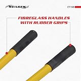 Neilsen Post Hole Digger with 1510mm Fibreglass Handles Rubber Grips view 3