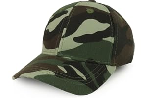 Trendy Apparel Shop Plain Youth Size Kid's Adjustable Structured Baseball Cap