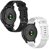 Anrir for Garmin Vivoactive 4 45mm Watch Bands,22mm Silicone Bands for Galaxy Watch 3 45mm /Galaxy Watch 46mm/Gear S3 Frontier/Classic Band, Fossil Men's Gen 6/5E 44mm Bands