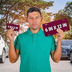Sigo Signs Custom License Plate for Front of