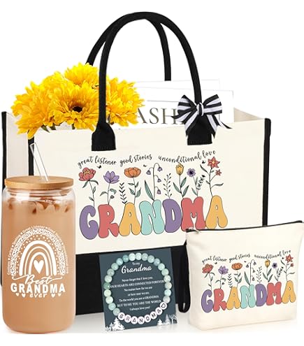 Mother's Day Gift Ideas For Grandma Personalized Grandma Tote Bag