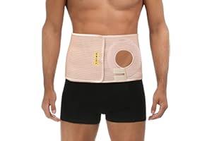 URIEL Abdominal Colostomy Ostomy Hernia Supplies Stealth Support Belt Bag for Men Women, Comfortable for Post Operative Care After Surgery