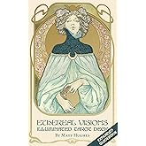 Ethereal Visions Illuminated Tarot Deck: Elegant 80-Card Art Nouveau Tarot Deck with Gold Foil, Full-Color 140-Page Guidebook, Hand-Drawn Illustrations – Ideal for Beginners & Collectors