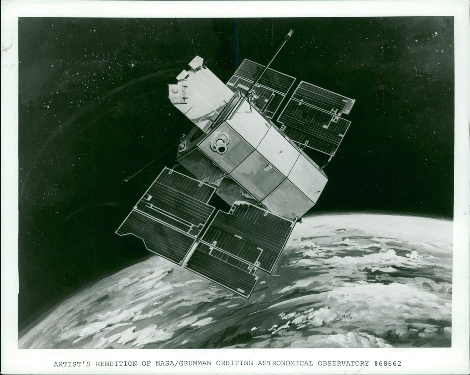 Photographs - Vintage photo of Orbiting Astronomical Observatory