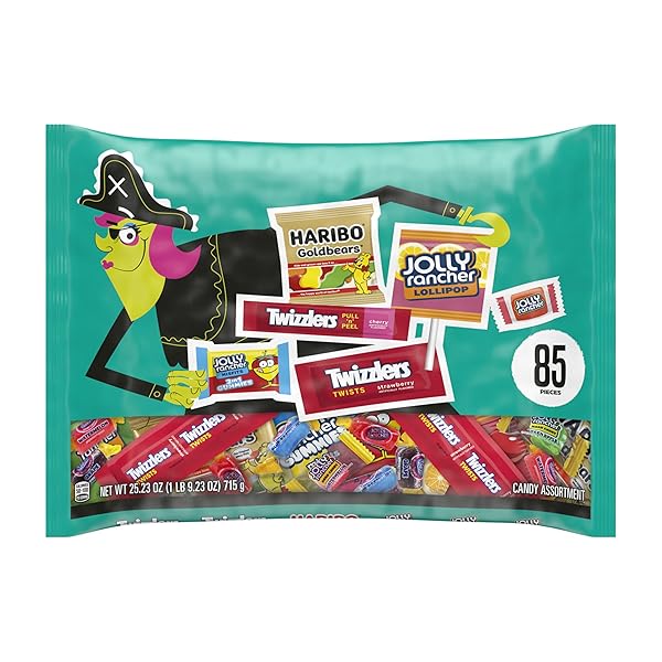 JOLLY RANCHER, HARIBO AND TWIZZLERS ASSORTED FRUIT FLAVORED,...