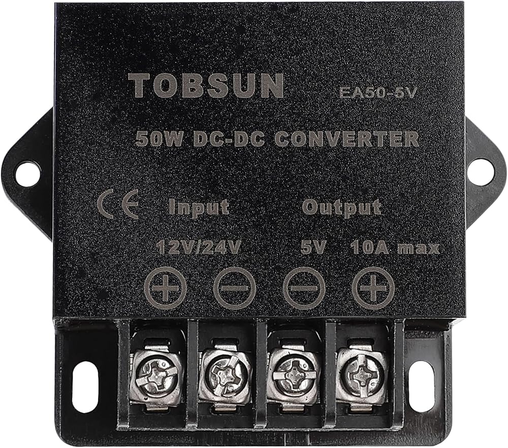 12V 24V to 5V 10A 60W Buck Converter Voltage Regulator Mini Module