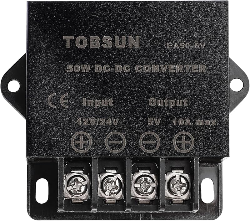 12V 24V to 5V 10A 60W Buck Converter Voltage Regulator Mini Module