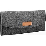 FYY for Nintendo Switch/Switch OLED Carrying Case, Portable Travel Carrying Pouch Ultra Slim Felt Bag with 5 Game Cartridges 