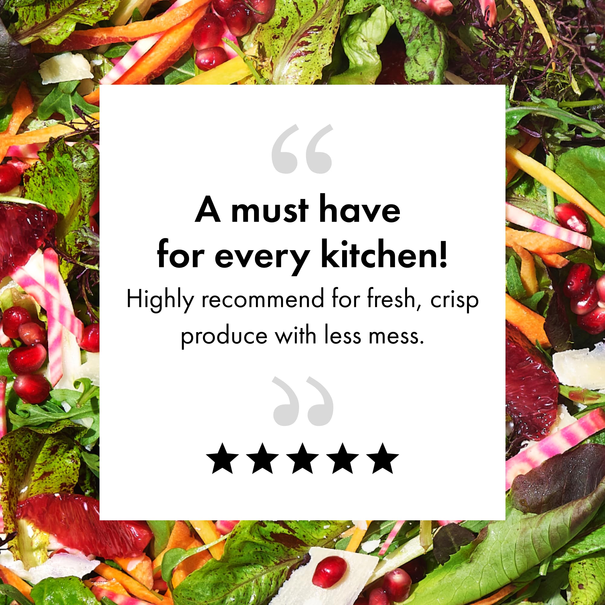 OXO Good Grips Stainless Steel Salad Spinner, 6.34 Qt.